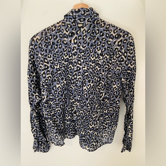 BDG Leopard Print Button Down Shirt - Picture 15 of 16